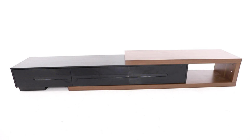Retractable TV Stand, Can Hold 65 Inch TV, Wooden Flip Entertainment Center with 3 Large Drawers, Retractable TV Media Console, Suitable for Living Room, Bedroom
