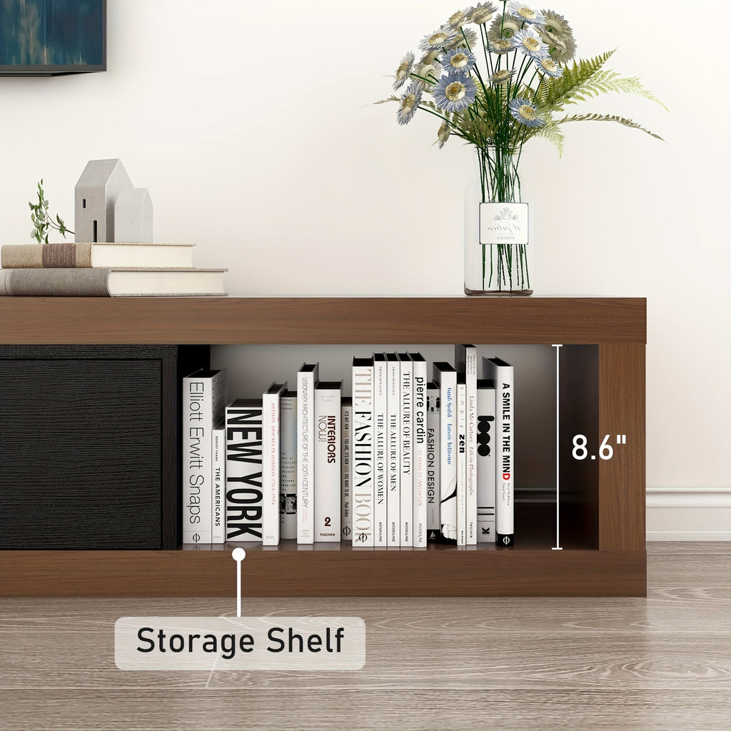 Retractable TV Stand, Can Hold 65 Inch TV, Wooden Flip Entertainment Center with 3 Large Drawers, Retractable TV Media Console, Suitable for Living Room, Bedroom